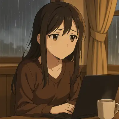 anak yang sedang merenung